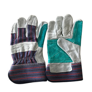 Gants de soudage en cuir de vachette avec coutures en Kevlar, protection anti-chaleur, doublure entièrement en coton - Longueurs 12'', 14'', 16'' - Product Image 3