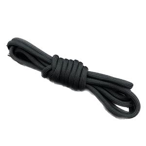 Cordón de poliéster negro ecológico de alta tenacidad Cordón Sudadera con capucha Cuerda Puntas de plástico Agelt para bolsos Sudaderas con capucha (Personalizado - Product Image 4