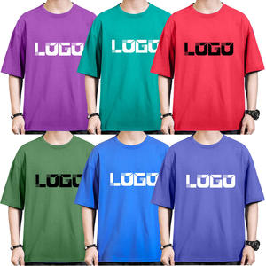 Camisetas de Alta Calidad con Logotipo Personalizado, Cuello Redondo, Talla Grande, Unisex, Lisas, de Peso Pesado, 100% Algodón, Camiseta para Hombre - Product Image 1