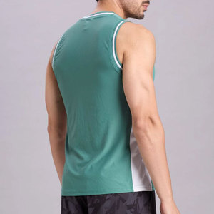 Chaleco Deportivo de Verano para Hombre, Ecológico, Transpirable, Corte Ajustado, Cuello Redondo, Poliéster/Algodón, Sin Mangas, Venta al Por Mayor - Product Image 6