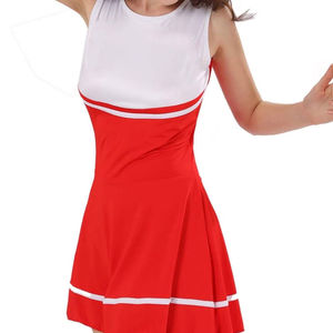 Uniformes de Animadoras Personalizados con Pedrería y Estampado por Transferencia Térmica, Ropa de Práctica Económica - Product Image 6