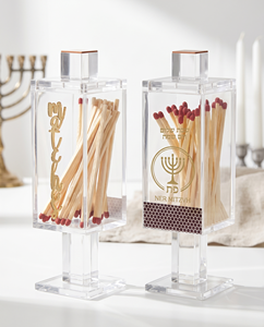 Moderno y Elegante Porta Besamim de Acrílico/Lucite para Regalo de Janucá con Logotipo Personalizado - Product Image 4