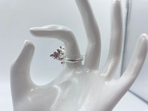 Meilleur prix pour les bagues de mode en argent avec pierres précieuses pour femmes, élégance intemporelle pour toutes les occasions, y compris les fêtes - Product Image 2