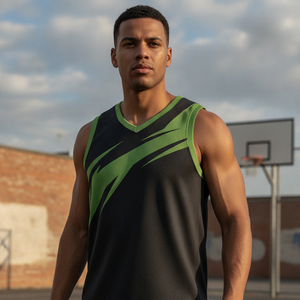 Tenue de basket-ball personnalisée sublimée, vente en gros à bas prix, débardeurs de basket-ball imprimés par sublimation, shorts assortis, uniforme - Product Image 5