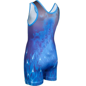 Trajes de Lucha Personalizados, Sublimados, Estilo Vintage, Elásticos, de Spandex/Poliéster, Gran Venta - Product Image 4