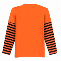T-shirt décontracté à manches courtes pour garçons, 100 % coton compressé, motif camion squelette d'Halloween, fantôme, Boo, citrouille, pour enfants