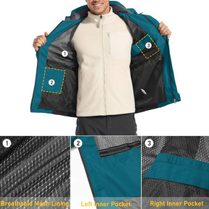 Diseña Tu Propia Chaqueta Cortavientos con Capucha de Lona Talla Grande - Colores Personalizados, Logotipo Frontal, Impermeable, Ecológica, Cortavientos de Invierno - Product Image 5