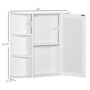Mobili da Bagno in Legno Massello con Armadietto a Specchio in PVC Impermeabile, Nessuna Spedizione nei Fine Settimana - Product Image 4