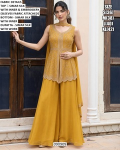Salwar Kameez Bandhani violet avec broderie, longueur au sol, coupe classique, tenue traditionnelle pour femme, séchage rapide, mariage 090910 - Product Image 2