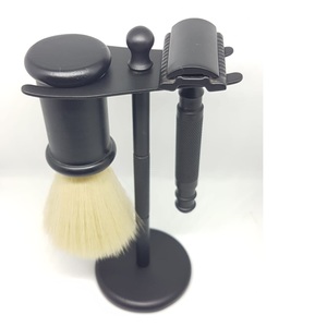 Ensemble d'outils de rasage pour hommes : Rasoir, brosse à raser, support en acier inoxydable, kit de rasoir - Product Image 6