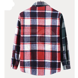 Camisas de Franela para Hombre, Casuales, de Algodón a Cuadros, Manga Larga, Suaves y Cómodas, con Botones, Estilo Moderno para Trabajo - Product Image 2