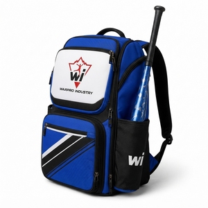 Baseball Bag High Capacity Equipment Storage Bag Built For Baseball Players <b>Coaches</b> Teams And Tournament Travel With Multiple - Product Image 3