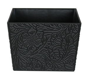 Maceta Cuadrada DS010, Diseño Artístico Batik, Plástico Clásico Minimalista, Decoración para el Hogar, Flores Artificiales, Regalo para el Día de la Madre - Product Image 6