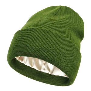 Fabricant de bonnets personnalisés avec logo, bonnets d'hiver chauds tricotés pour pêcheurs, doublure en soie satinée, Gorras, Casquette, Toques, Bonnet Skull - Product Image 5