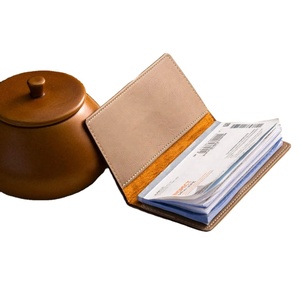 Vintage Style Leather Checkbook Wallet Slim Custom Cover Checkbook Wallet <b>Holder</b> for Men LCR-0018D - Product Image 1