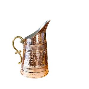 World Craft Impex Handmade 100% Pure Copper Water <b>Jug</b> High Quality Ceramic Cup for Drinking and Water Storage From India - Product Image 1