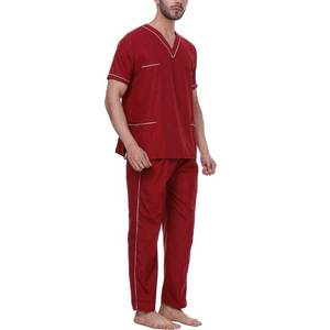 Men's New Fashionable Nurse Uniform <b>Sets</b> Polyester Spandex Material Hospital Medical Scrubs for <b>Doctors</b> Fine Raw Materials - Product Image 2