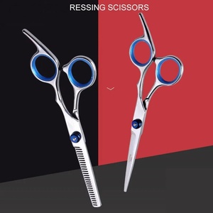 Tijeras Profesionales para Adelgazar el Cabello, Hoja Afilada de Acero Inoxidable 6CR13, Mango de Plástico, para Diestros, Mango Largo, Uso en Salón, 28 Dientes - Product Image 4