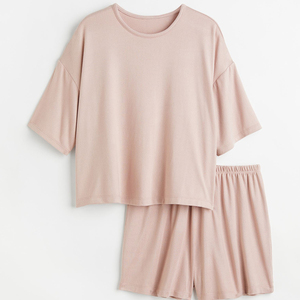 T-shirt décontracté d'été à col rond pour femme, à manches courtes, avec motif lettres, épaules tombantes, coupe ample, en polyester/coton - Product Image 3