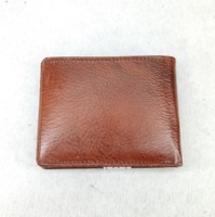 Dompet Pria Kulit Asli Berlapis Suede, Tempat Kartu Kredit, Lipat Dua, Tipis, Grosir, Desain Minimalis, Logo Custom Debossing