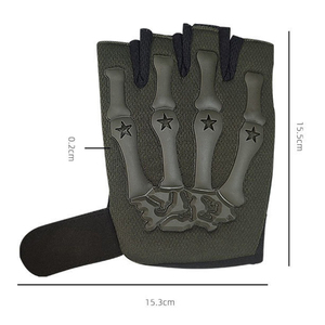 Unisex <b>Half</b> Finger Mesh Fitness Gloves Breathable Non <b>Slip</b> Gym Workout Training Grip Pull On Exercise Gloves fitness workout - Product Image 2