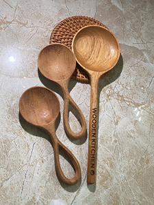 Vietnam Handmade Heart Shape Wooden <b>Spoon</b> Natural Eco-Friendly Kitchen Tool Bulk Manufacturer Export - Product Image 6