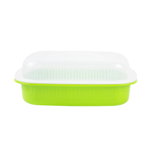 Ensemble de bac et panier de séchage de vaisselle rectangulaires écologiques pour égoutter et ranger la vaisselle dans les cuisines domestiques - Product Image 5