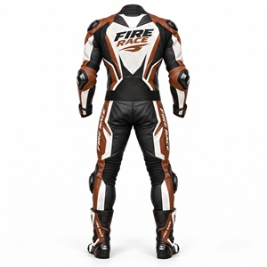 Combinaisons de moto en cuir véritable pour hommes, couleur personnalisée, combinaisons de sport en cuir, combinaisons de moto imprimées pour la course, combinaisons de motard colorées - Product Image 5