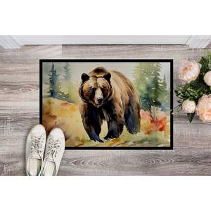 Grizzly Bear Doormat Non-Slip Washable Low Pile Indoor/<b>Outdoor</b> Entryway <b>Rug</b> 24H X 36W Front Door Mat - Product Image 2