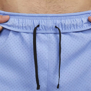 Pantalones Cortos Casuales de Poliéster Tejido, Transpirables, Ecológicos, de Secado Rápido, con Cintura Elástica, Color Azul Claro, para Hombre - Product Image 5