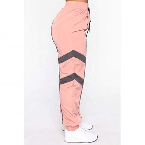 Ensemble de survêtement d'hiver écologique pour femme, coupe ample et respirante, deux pièces, rose et gris contrastés - Product Image 6