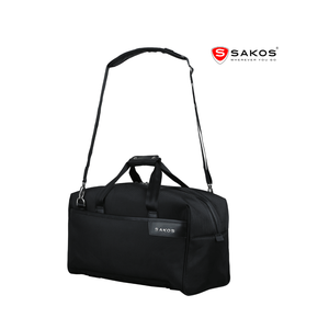 Sac de voyage sportif personnalisé avec fermeture éclair, intérieur respirant, en cuir synthétique imperméable, antibactérien, SAKOS, unisexe, grande capacité - Product Image 6
