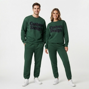 Drop Shoulder Long Sleeved Crewneck Custom 3D Embroidery Men's Hoodies Sweater shirts Reversible Mock Neck Sweatshirt for Women - Product Image 2