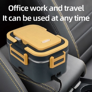 Boîte à lunch électrique auto-chauffante personnalisée en usine, chauffe-plat portable avec sac de transport - Product Image 2