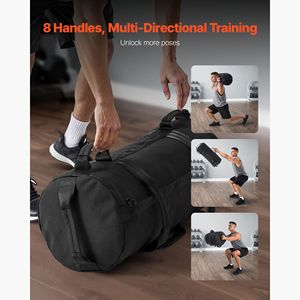 Sacca da Allenamento Regolabile in PVC da 25-75 Libbre per Fitness e Allenamento della Forza con Maniglie Resistenti - Product Image 6