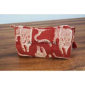 Set de Bolsas de Viaje Grandes Estilo Boho Chic de Jaipur, Suaves, Duraderas, Ligeras, Ecológicas, de Tela de Algodón Puro, Organizador de Cosméticos y Maquillaje - Product Image 6