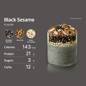 [DAYBYME] Batido de proteínas Eat the fit sabor sésamo negro, paquete para 1 semana (40g*7 unidades), polvo dietético, sustituto de comidas, bebidas adelgazantes - Product Image 4
