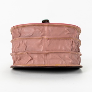 กระเป๋าสะพายข้างหนังวัวแฟชั่นลำลองความจุมากสำหรับฤดูร้อนสไตล์วินเทจเย็บปะติดปะต่อกันแบบพิเศษ - Product Image 5