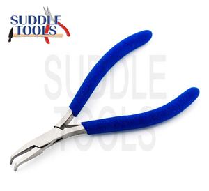 Alicates de Joyería de Acero Inoxidable Micro Slim con Puntas Curvas Anguladas para Reparación de Relojes, Modelismo y Fundición - Product Image 2