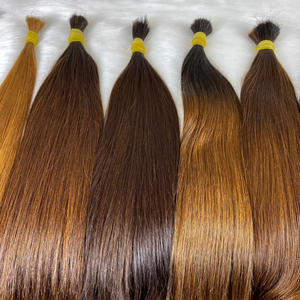 Meilleur produit Extension de cheveux en vrac droite Hairshop couleur cheveux prix de gros pas de perte pas d'enchevêtrement prêt à expédier trame de génie - Product Image 6