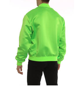 Blouson Bomber en Satin de Qualité Supérieure pour Hommes, Matelassé en Polyester Soyeux, Couleur Unie, Idéal pour le Printemps – Le Meilleur Blouson pour Hommes du Meilleur Fabricant - Product Image 6