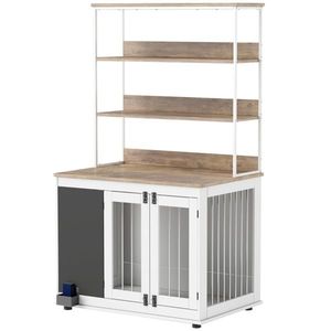 Lussuosa Cuccia per Cani da Esterno, Regolabile, in Metallo, per Razze Grandi e Piccole, Stile Villa, Adatta anche per Gatti - Product Image 4