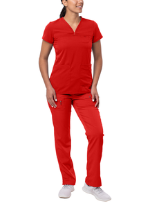 Uniformes Médicos de Enfermería para Mujer, Suaves, de Manga Corta, Personalizables, de Algodón/Poliéster, Tallas XXS-6XL, con Detección de Agujas, Sin Costuras - Product Image 5
