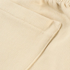 250g 100% Organic Cotton Mens Shorts Heavy Cotton Fleece Fabric Solid <b>Elastic</b> Waist Quick Dry Eco-Friendly Casual Shorts - Product Image 4