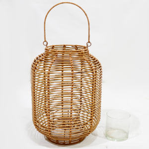 Artex Dong Thap Factory <b>Large</b> <b>Lantern</b> Handmade Bamboo Rattan Rustic Decorative Outdoor Candle Holders - Product Image 4