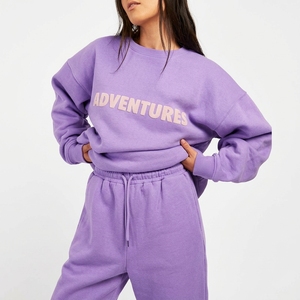 Conjunto Deportivo de Dos Piezas para Mujer, Chaqueta con Cierre y Pantalones Anchos, Personalizable con Logotipo, Venta al Por Mayor - Product Image 5