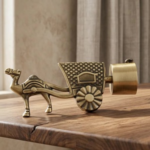 Antique Brass Camel Carriage <b>Curtain</b> Bracket Rod Accessories Customized Shape - Product Image 5