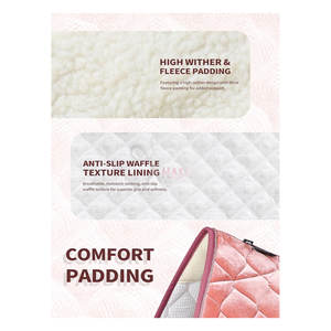 Almohadilla de Montar a Caballo de Acero Inoxidable de Uso General, Reutilizable, Personalizable, con Acolchado Suave y Transpirable, Amortiguación de Impactos - Product Image 3