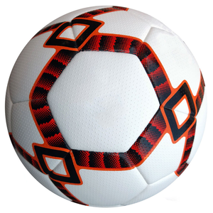 Ballon de football CORE FIELD blanc, orange, noir, design classique à panneaux, durable, léger, écologique, intérieur/extérieur, 0,4-0,45 kg - Product Image 1