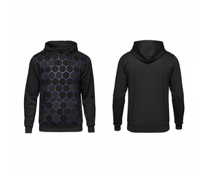 Vente en gros de sweats à capuche personnalisés imprimés par sublimation, fabricant de vêtements de sport, sweats à capuche personnalisés pour équipes, hommes, femmes, jeunes, entraînement - Product Image 5
